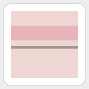 A particular mixture of Dirty Purple, Grey, Lotion Pink and Soft Pink stripes. Sticker